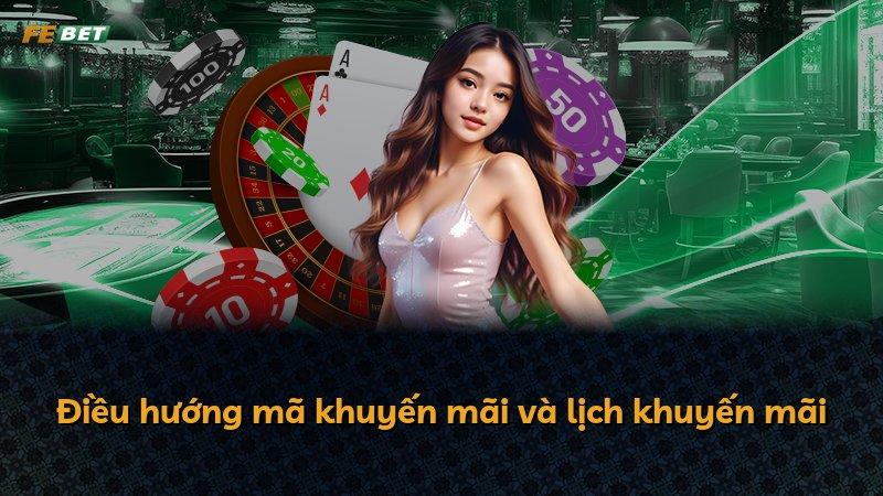 Điều hướng mã khuyến mãi và lịch khuyến mãi