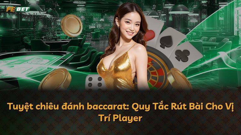 Tuyệt chiêu đánh baccarat: Quy Tắc Rút Bài Cho Vị Trí Player